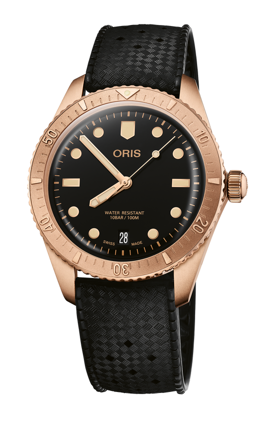 Oris Divers Sixty‑Five Date Automatic Watch 01 733 7771 3154-07 4 19 18BR