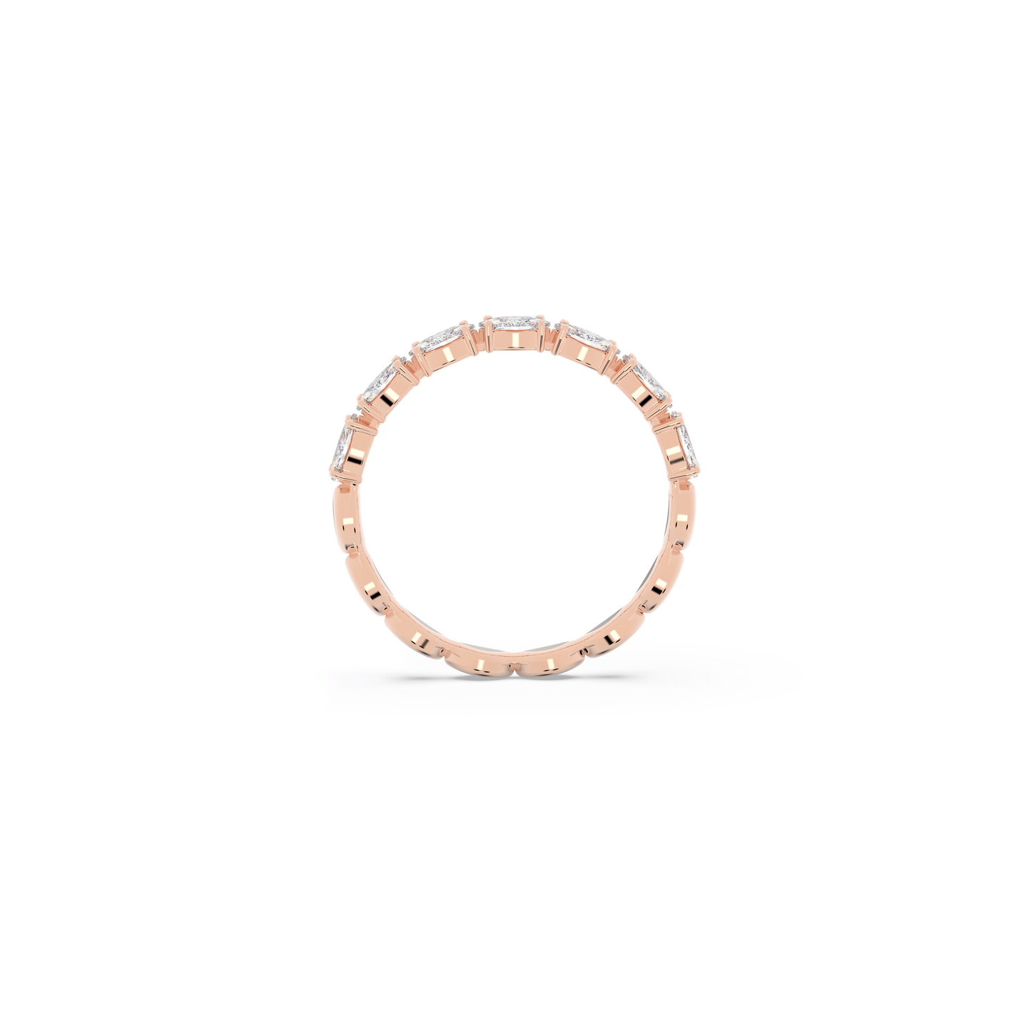 Matrix Vittore ring, Marquise cut, White, Rose gold-tone plated 5366571