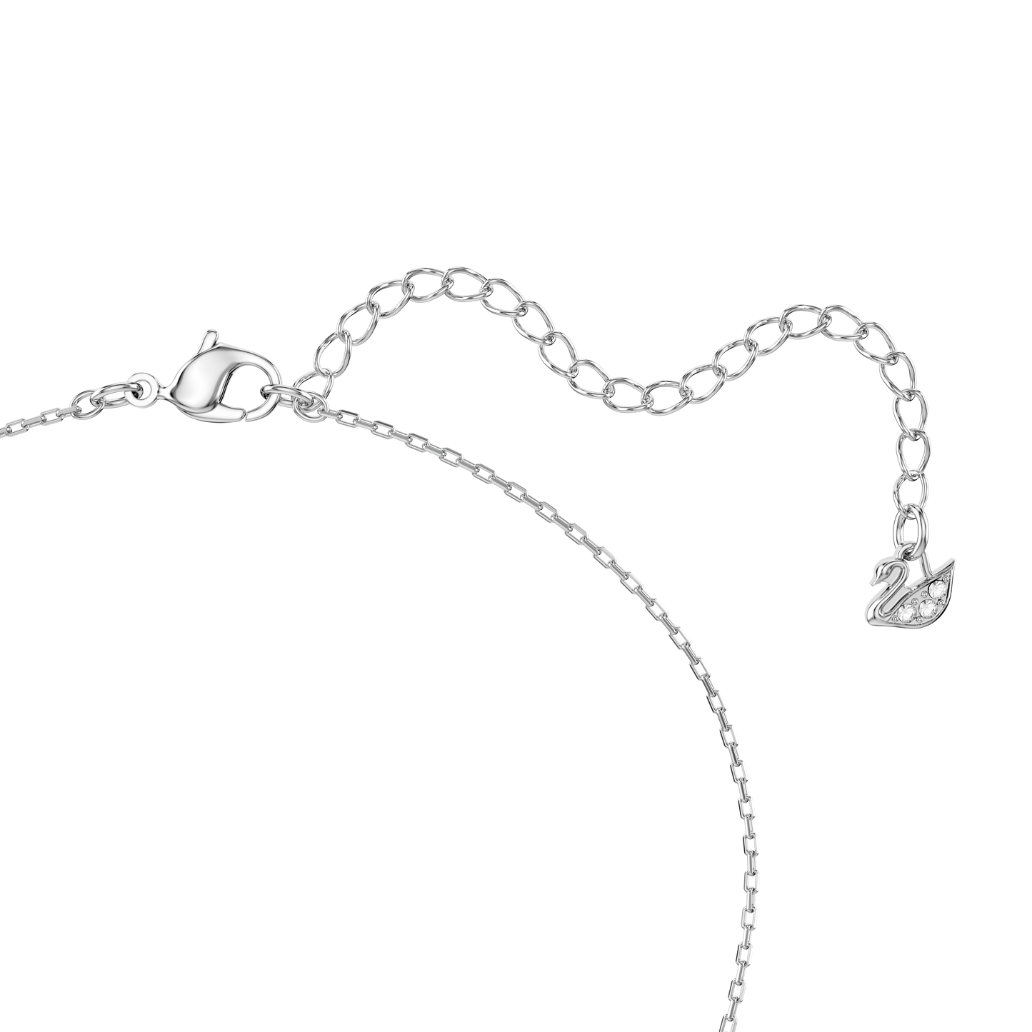 Una set, Round cut, Blue, Rhodium plated 5480485