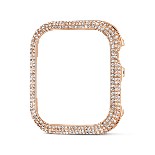 Sparkling case, For Apple Watch® Series 4 & 5, 40 mm, Rose gold tone 5572574