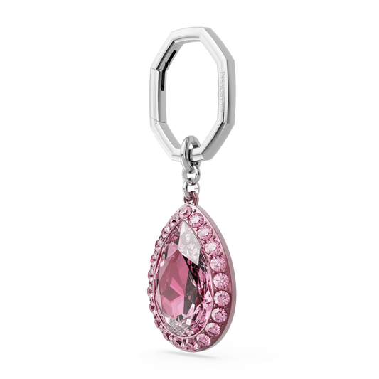 Key ring, Pear cut, Pink 5666646