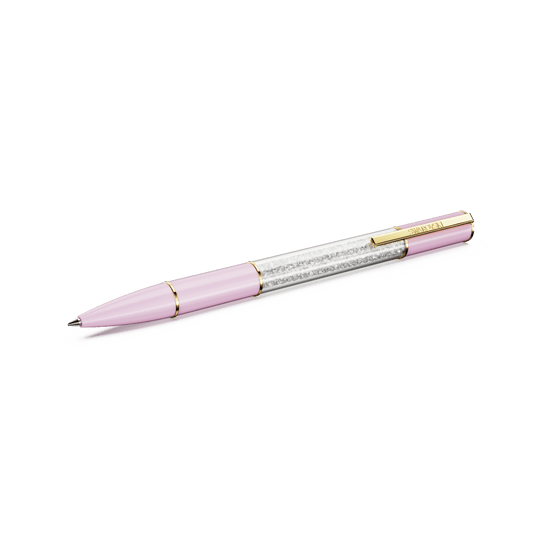 Crystalline ballpoint pen, Pink, Gold-tone plated 5693725