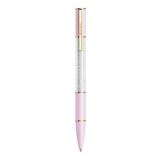 Crystalline ballpoint pen, Pink, Gold-tone plated 5693725