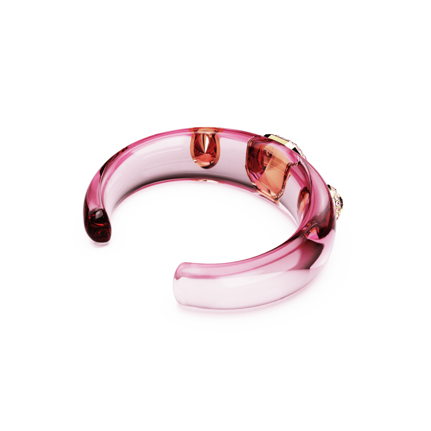 Dulcis cuff, Mixed cuts, Multicolored, Gold-tone plated 5714382