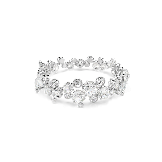 Constella bracelet, Mixed cuts, White, Rhodium plated 5722469