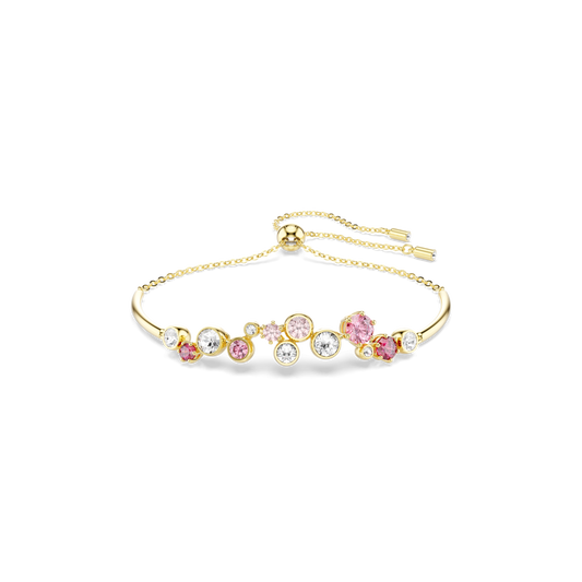 Constella bracelet, Mixed cuts, Multicolored, Gold-tone plated 5722476