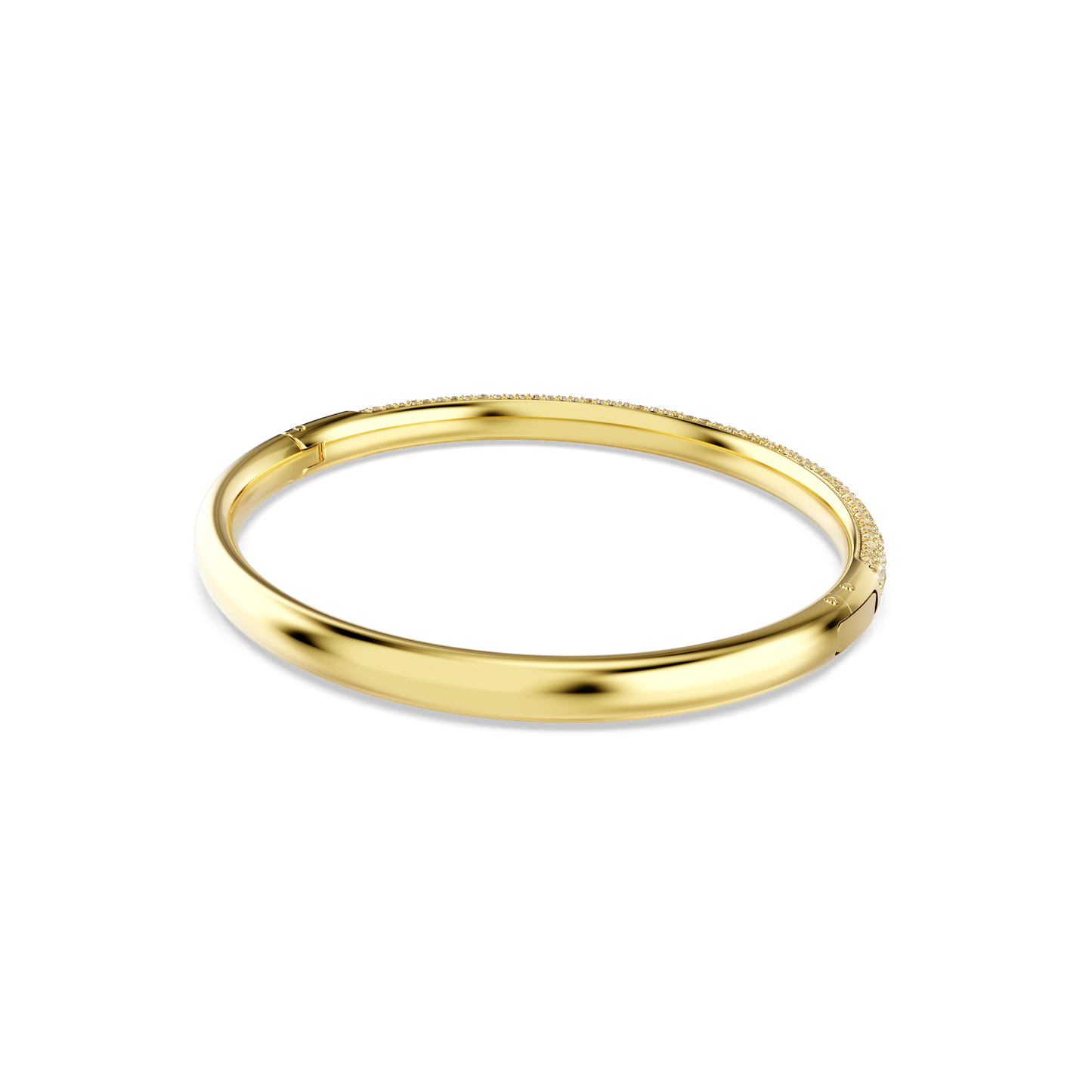 Sublima bangle, Snow pavé, Gold tone, Gold-tone plated 5723337