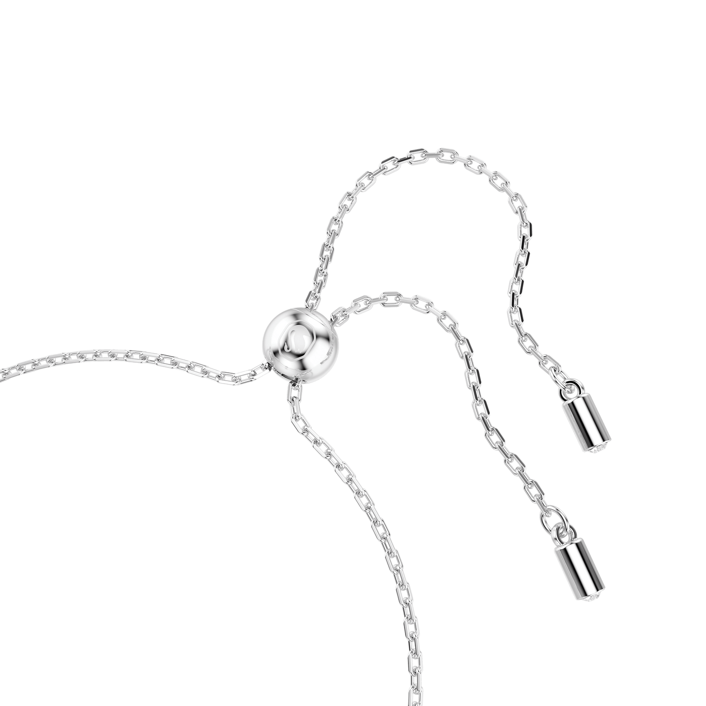 Una Angelic bracelet, Round cut, Double sided motifs, White, Rhodium plated 5732272