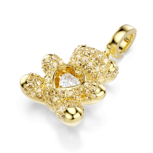 Idyllia charm, Mixed cuts, Teddy, Gold tone, Gold-tone plated 5743147