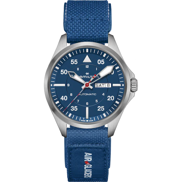 KHAKI AVIATION PILOT DAY DATE AUTO - AIR-GLACIERS EDITION H64655941