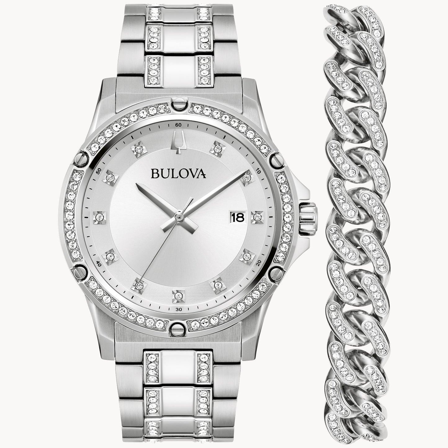 Bulova Box Set Watch 96K114