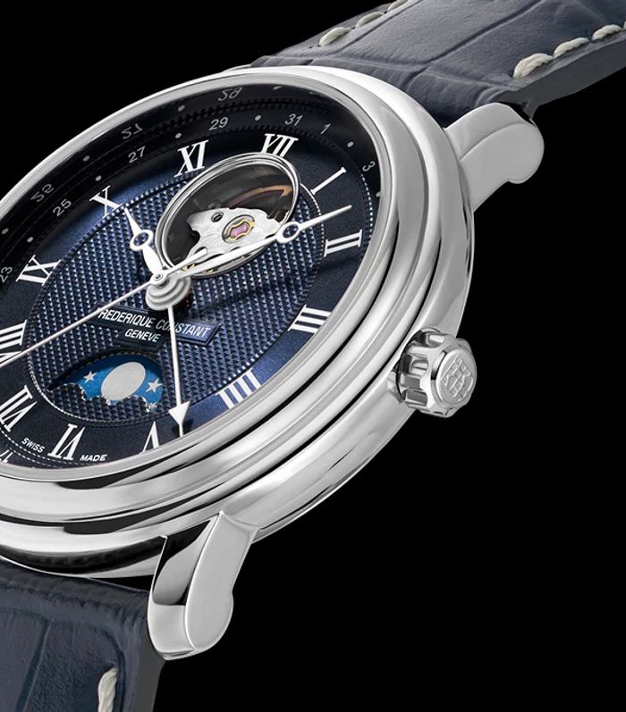 Heart Beat Moonphase Date FC-335MCNW4P26