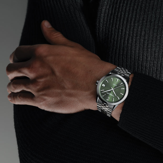 Freelancer Date 40 mm, green dial 2741-ST-52001
