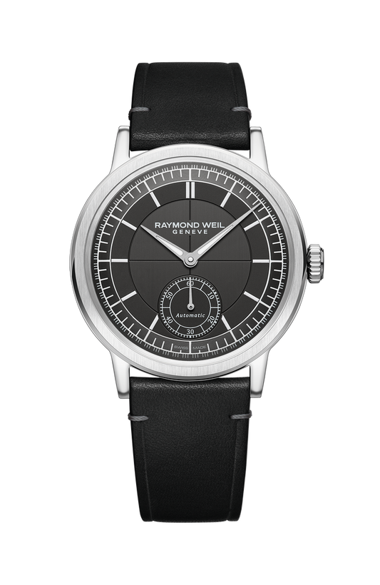raymond-weil-millesime-mens-automatic-small-seconds-grey-sector-dial-leather-strap-watch-39-5mm-2930-stc-60001