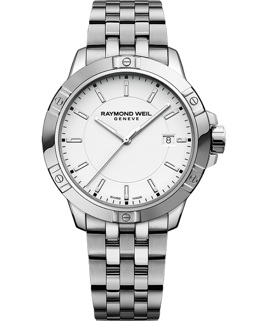 Raymond Weil Tango Classic 41 mm, White Dial Watch 8160-ST-30041