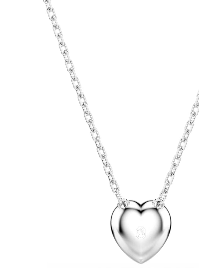 Ariana Grande x Swarovski pendant Mixed cuts, Heart, White, Rhodium plated