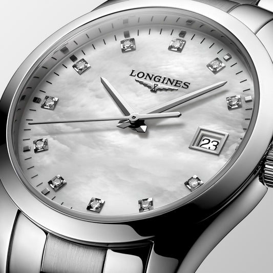 Conquest Classic Quartz Watch L2.386.4.87.6