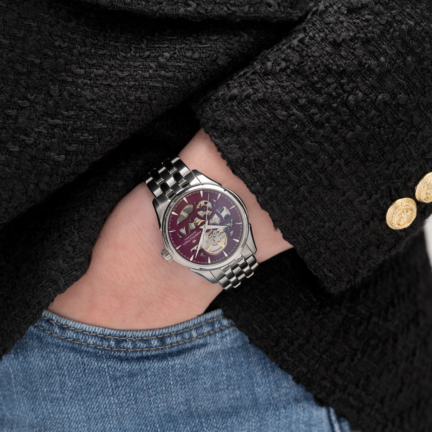Hamilton Jazzmaster Skeleton Lady Auto H32265101