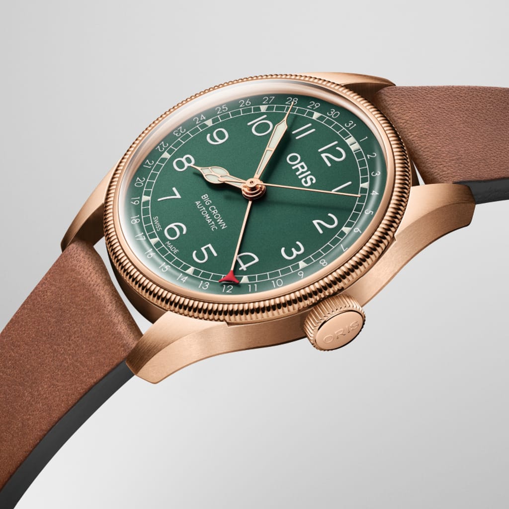 Oris Big Crown Pointer Date 80th Anniversary Edition Automatic Watch 01 754 7741 3167-07 5 20 58BR