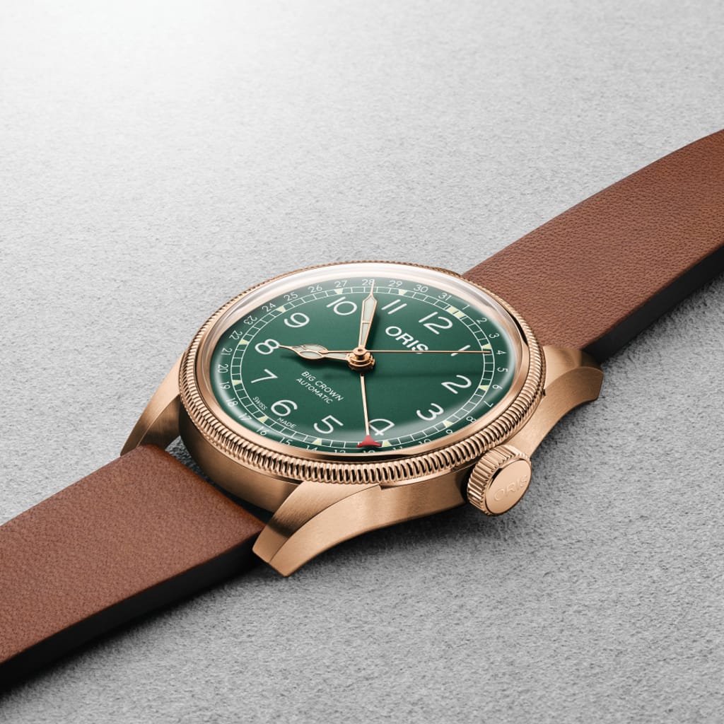 Oris Big Crown Pointer Date 80th Anniversary Edition Automatic Watch 01 754 7741 3167-07 5 20 58BR