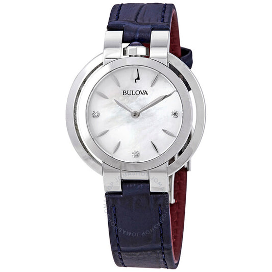 Rubaiyat Quartz Mother of Pearl Dial Ladies Watch 96P196