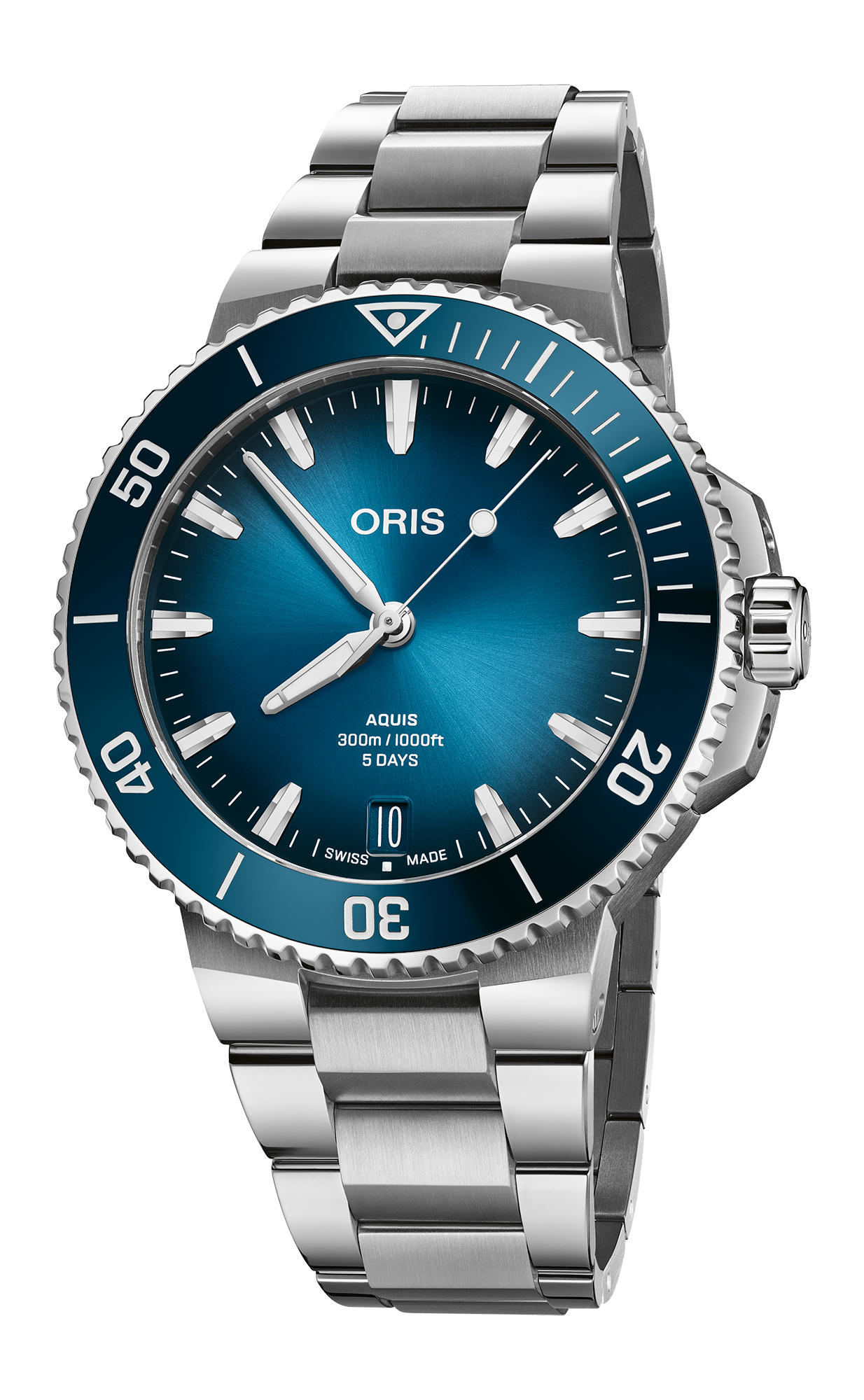 Oris Aquis Date Calibre 400 Automatic Watch 01 400 7790 4135-07 8 23 02PEB