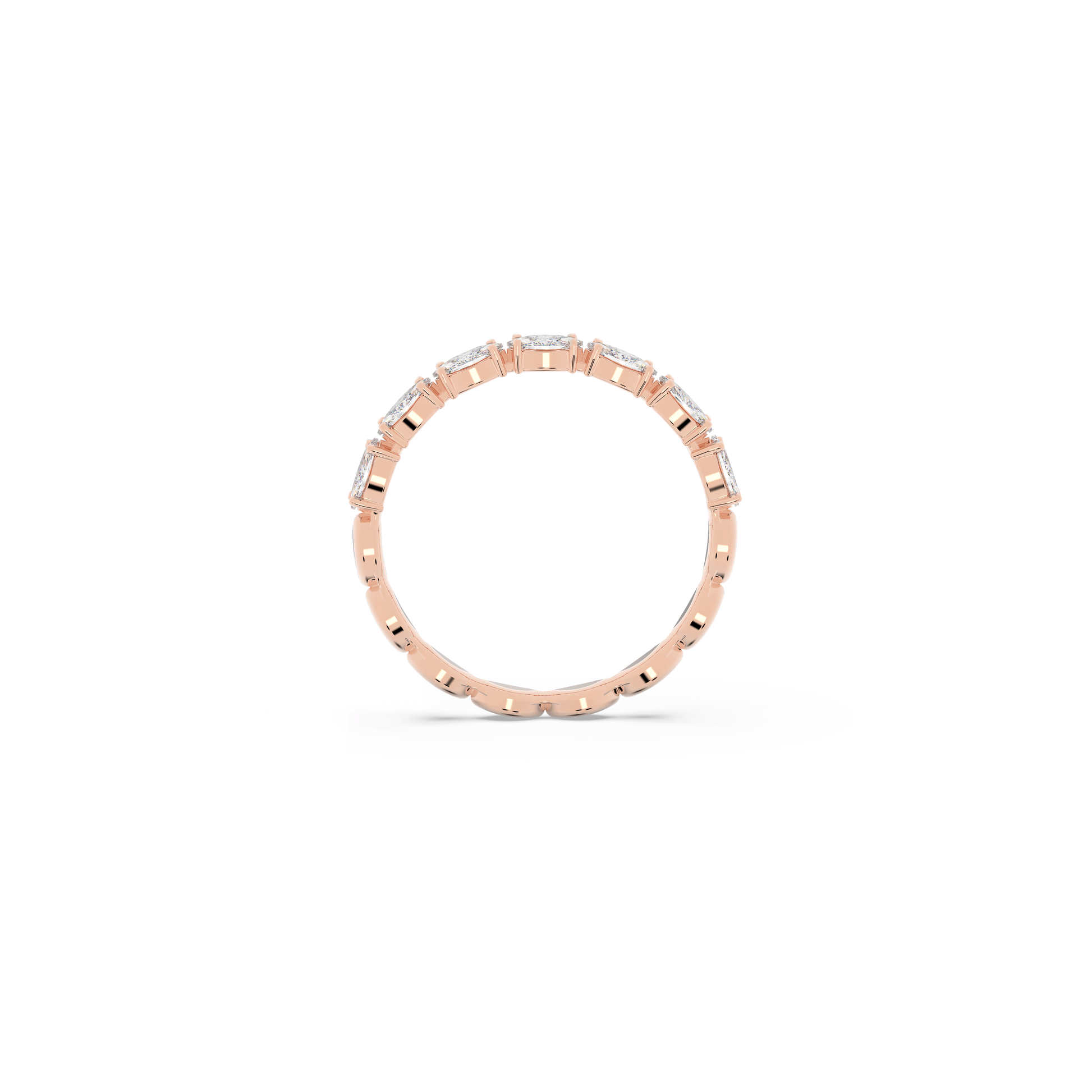 Matrix Vittore ring, Marquise cut, White, Rose gold-tone plated 5351769