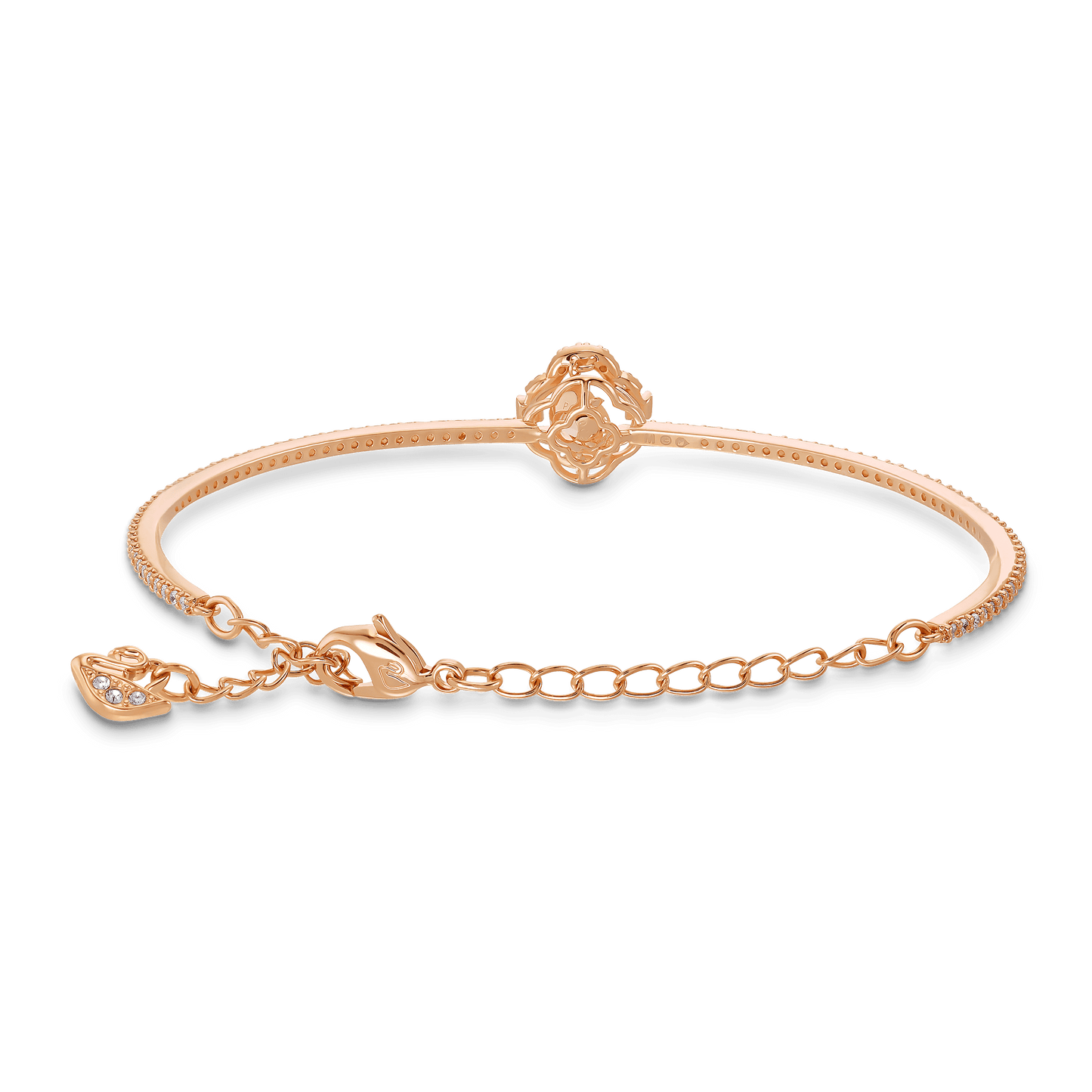 Una bangle, Clover, Pink, Rose gold-tone plated 5516476