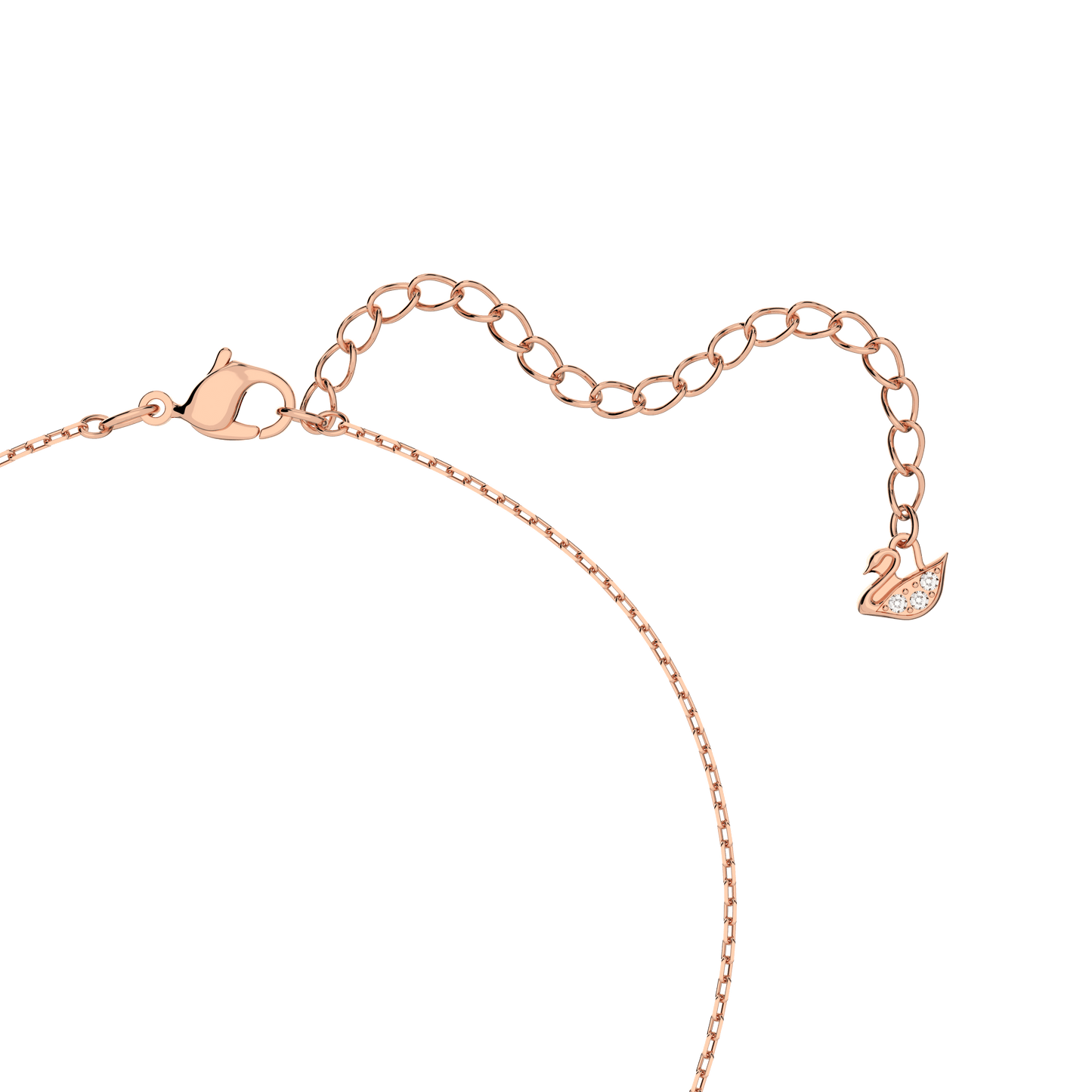 Una set, Mixed cuts, Clover, Pink, Rose gold-tone plated 5516488