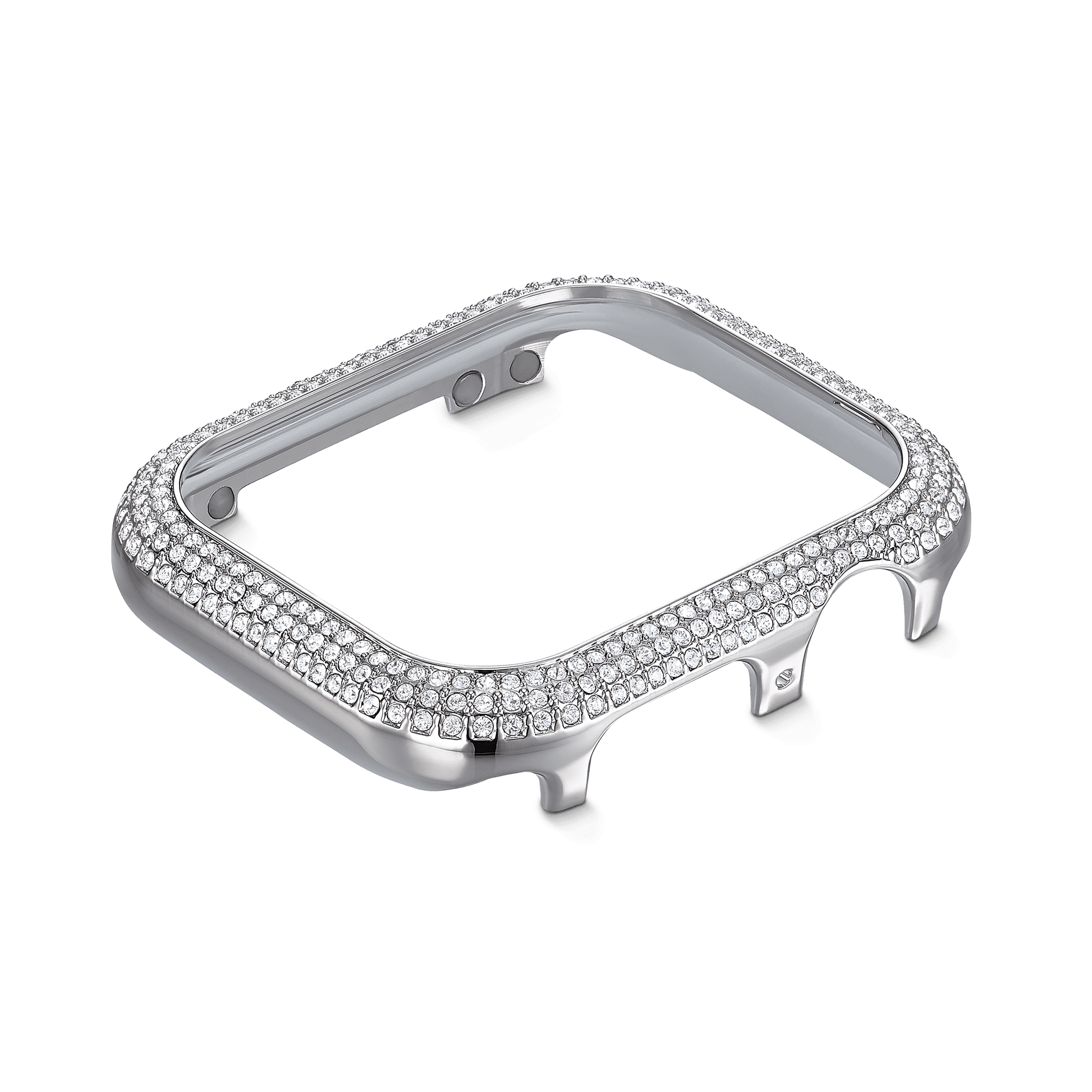 Sparkling case, For Apple Watch® Series 4 & 5, 40 mm, Silver tone 5572573