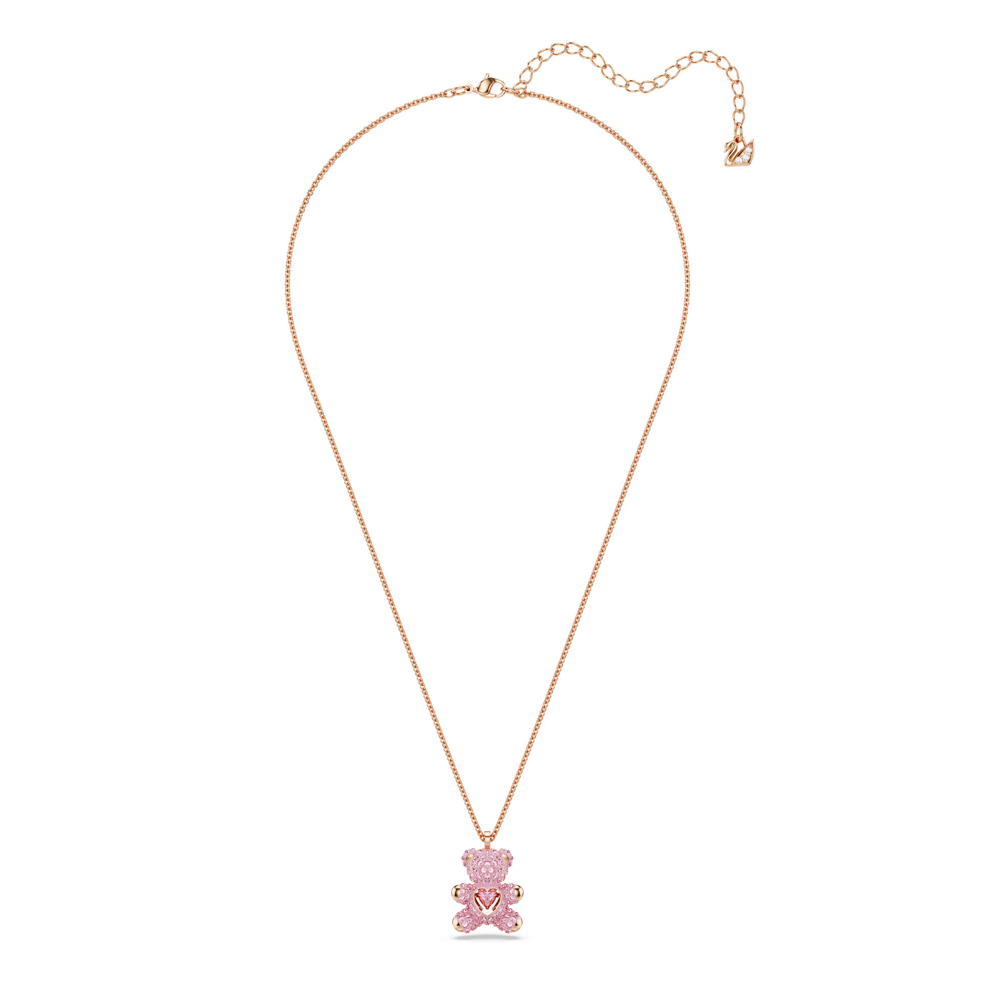 Teddy pendant, Bear, Pink, Rose gold-tone plated 5642976