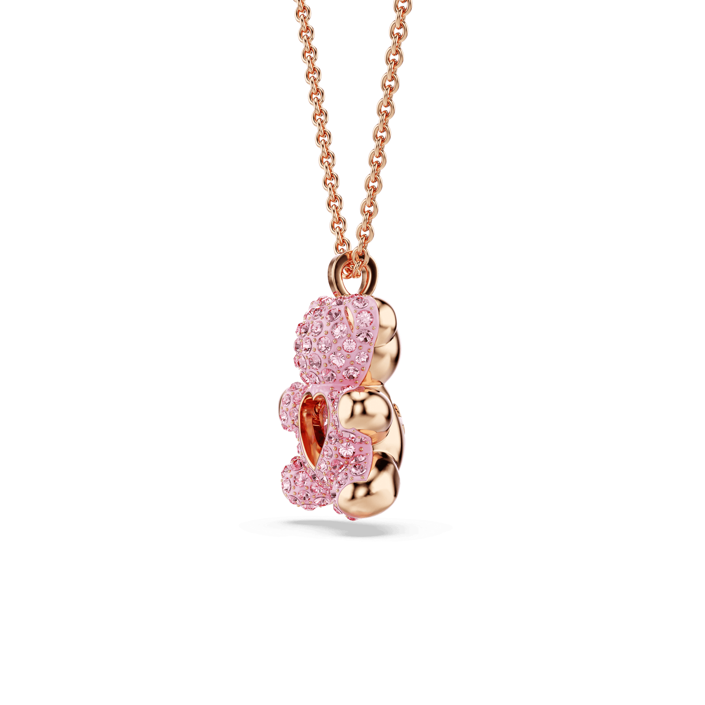 Teddy pendant, Bear, Pink, Rose gold-tone plated 5642976