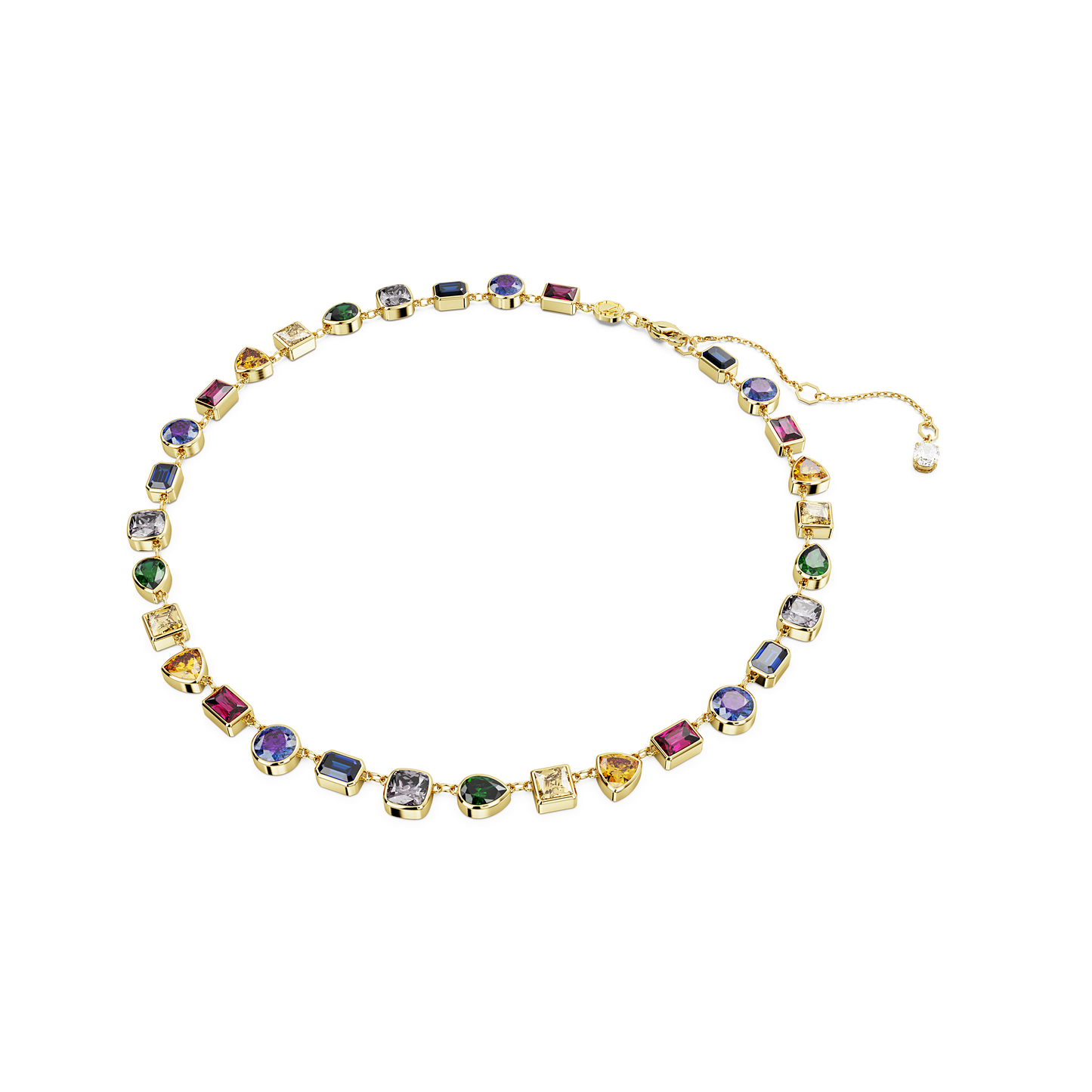 Imber necklace, Mixed cuts, Multicolored, Gold-tone plated 5662915