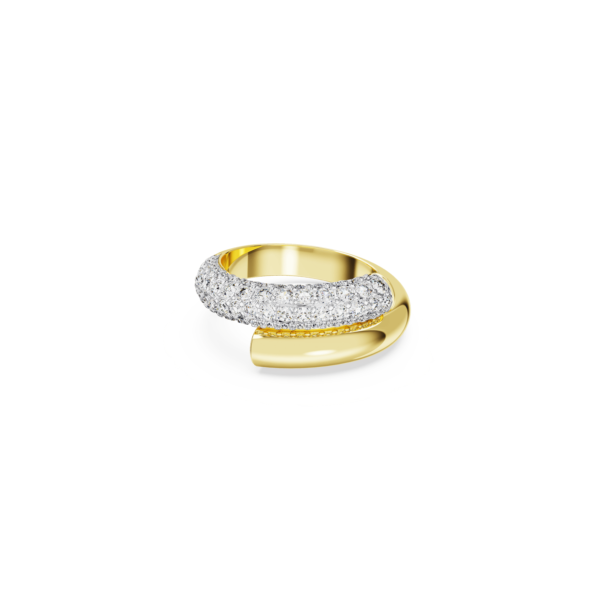 Dextera ring, White, Gold-tone plated 5668812