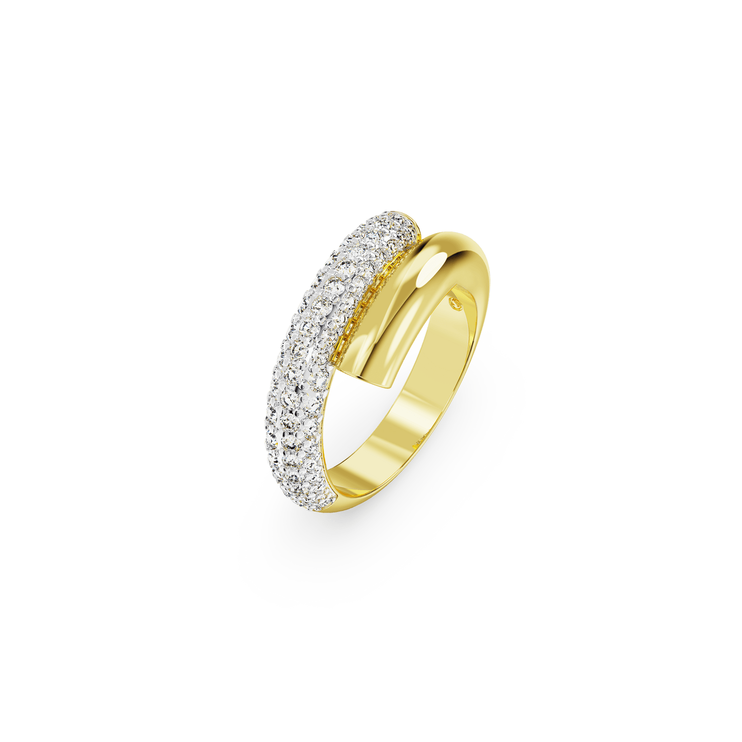 Dextera ring, White, Gold-tone plated 5668814