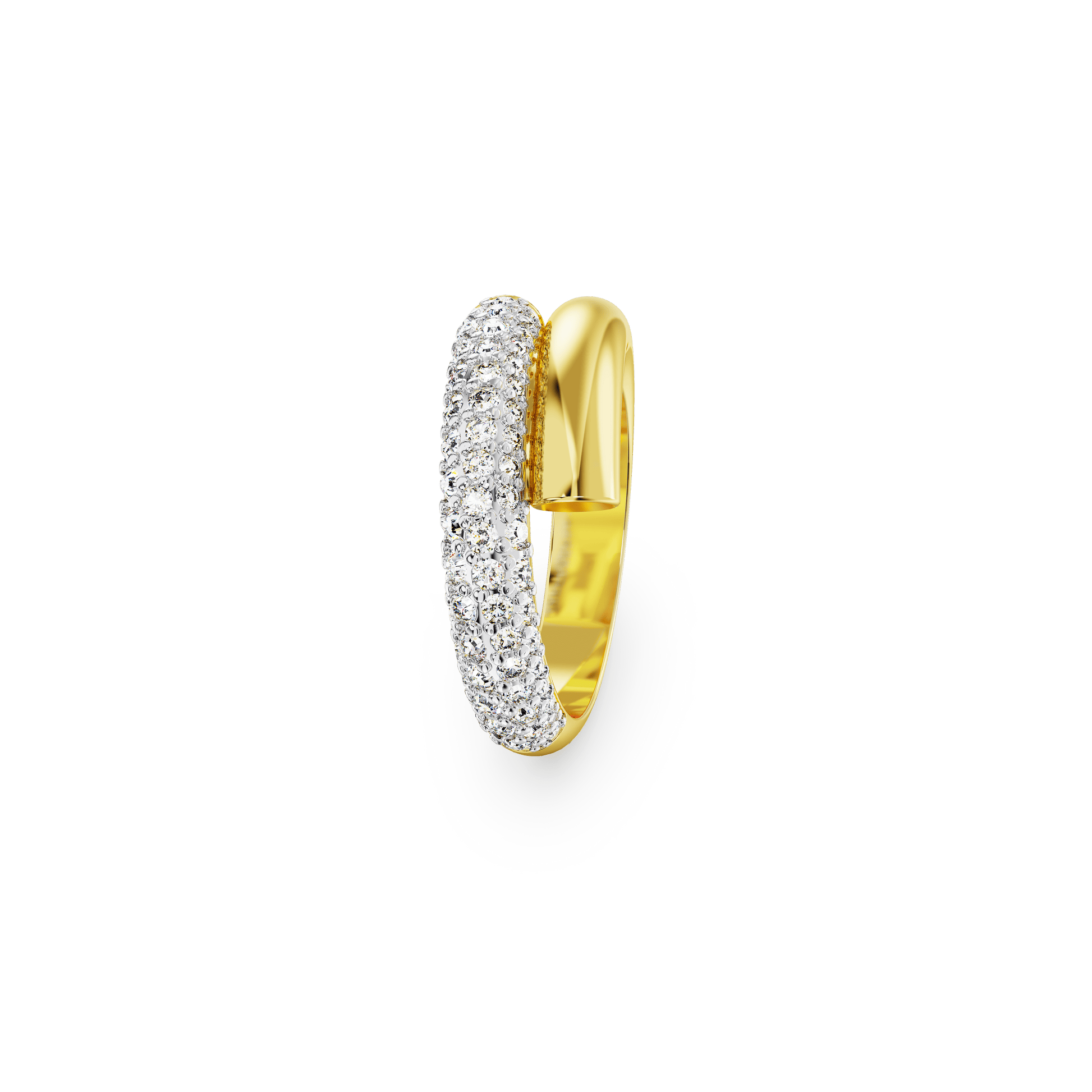 Dextera ring, White, Gold-tone plated 5668814