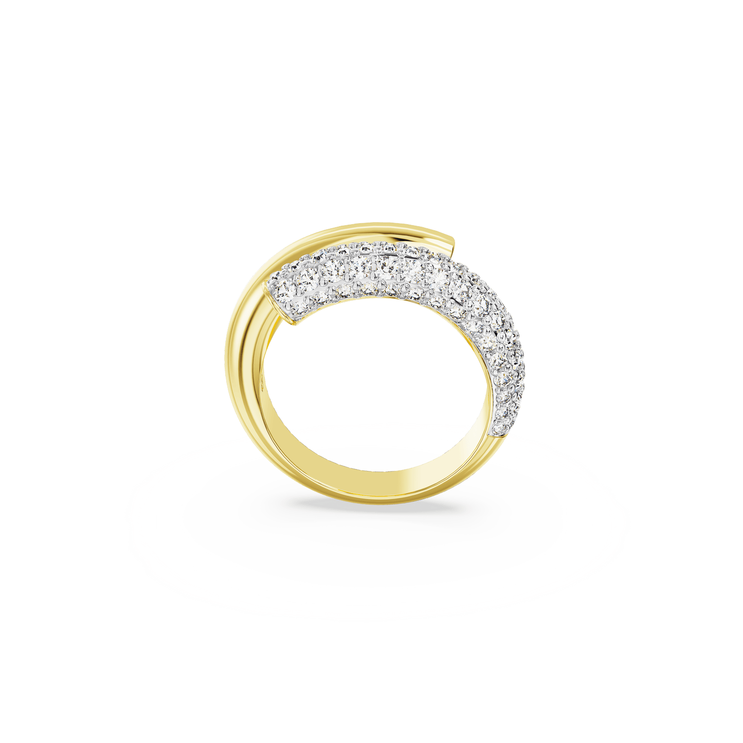 Dextera ring, White, Gold-tone plated 5668814