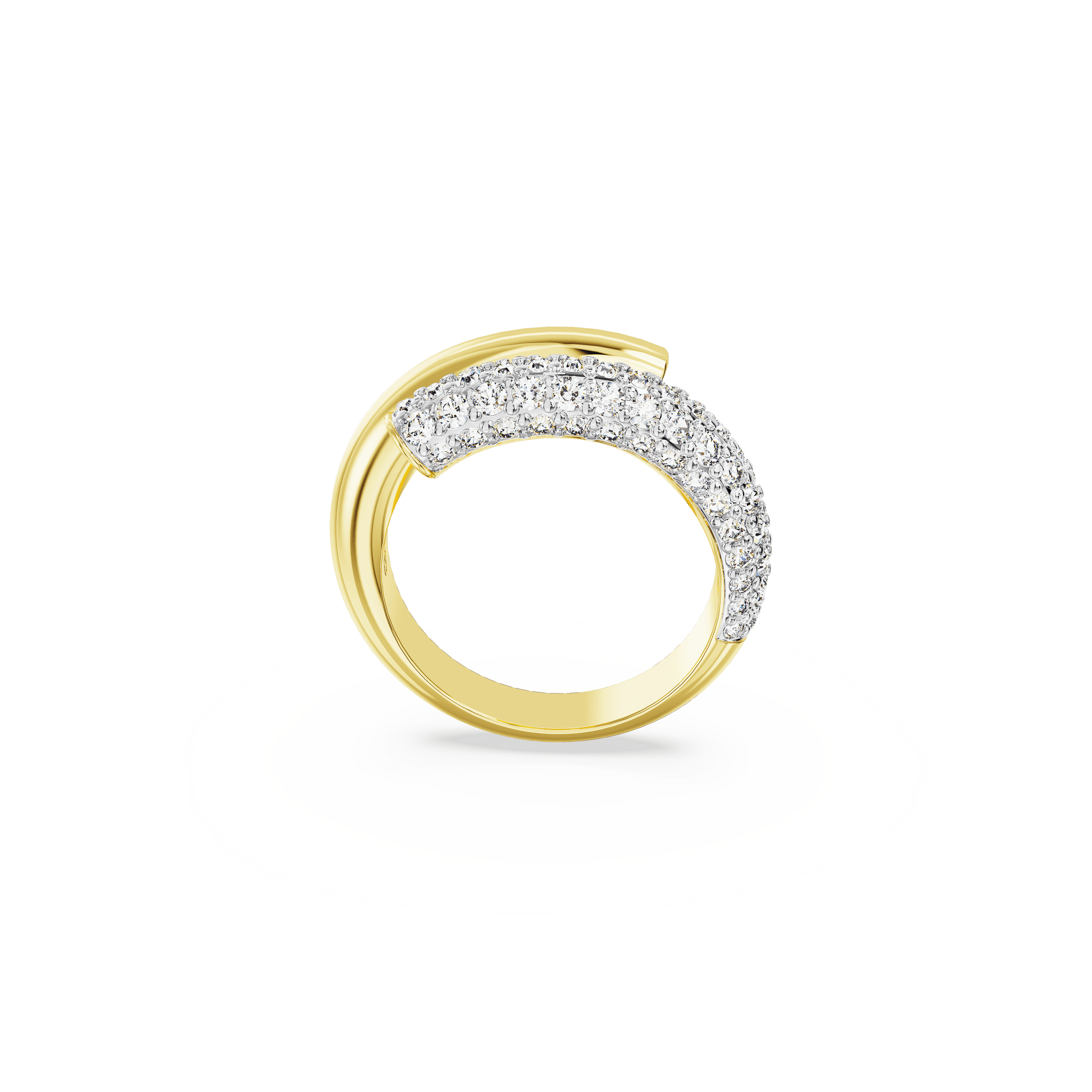 Dextera ring, White, Gold-tone plated 5668814