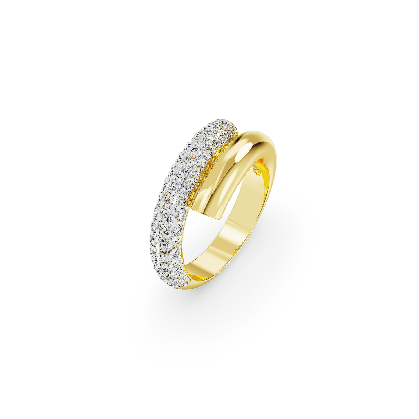 Dextera ring, White, Gold-tone plated 5668815