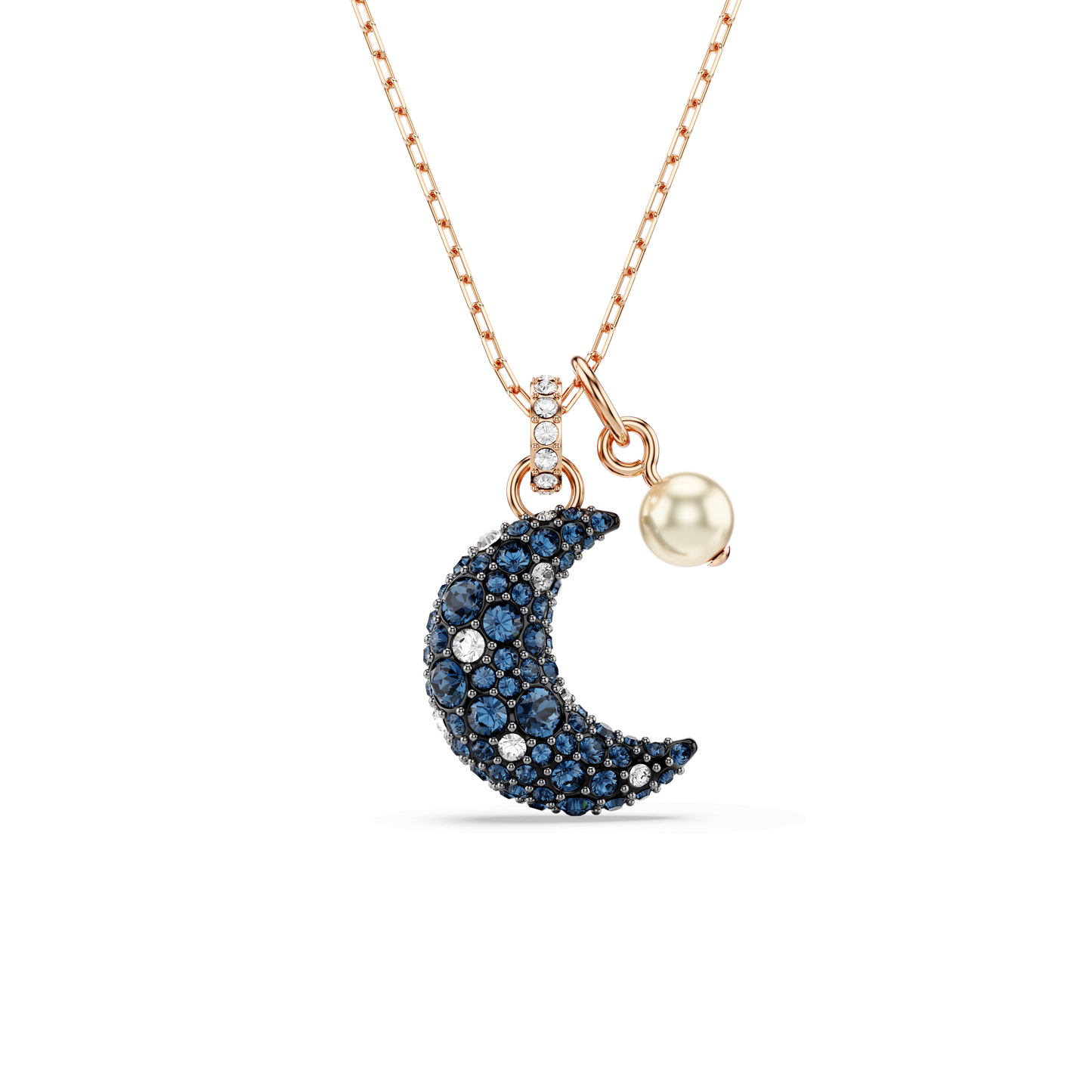 Sublima pendant, Crystal pearl, Moon, Multicolored, Rose gold-tone plated 5671585