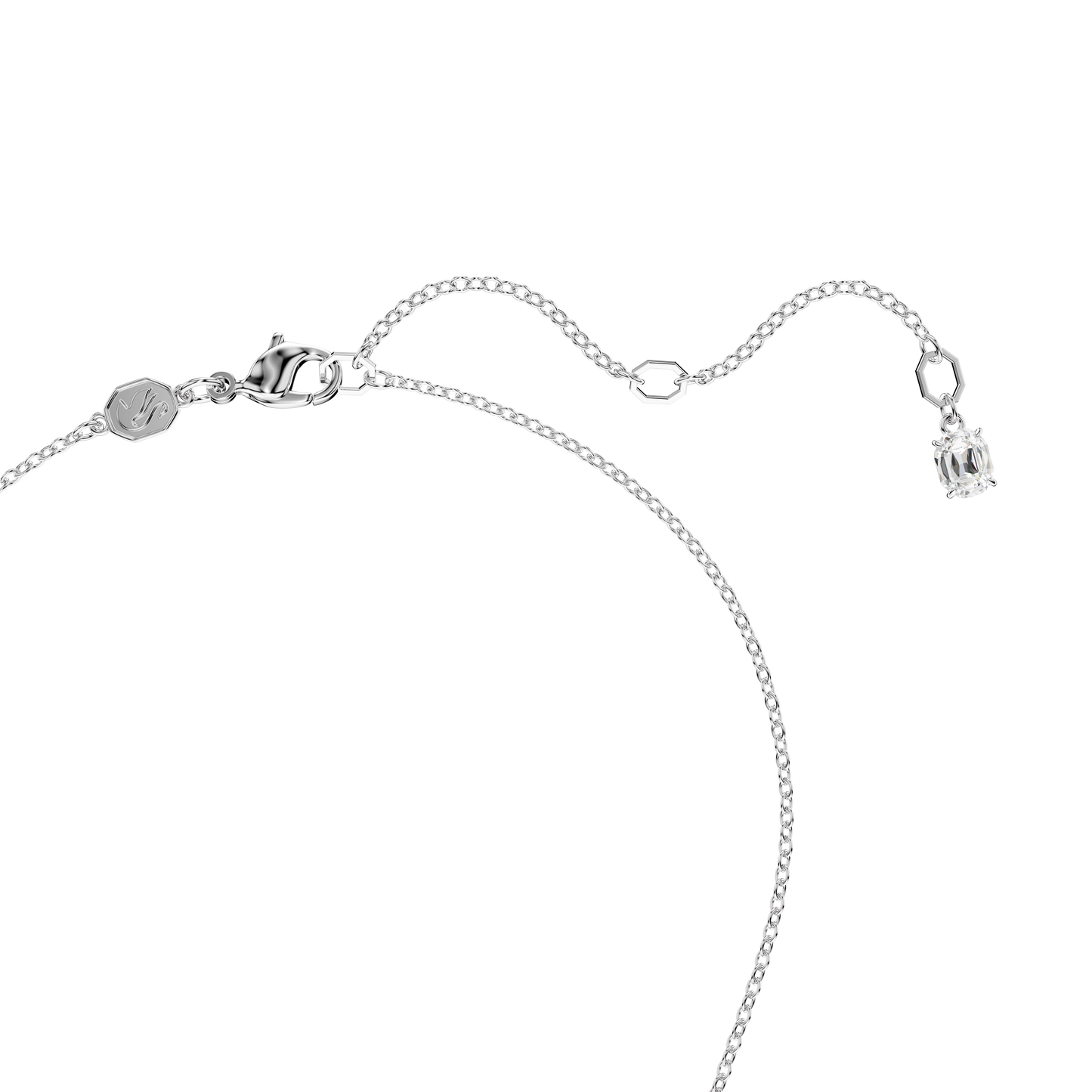 Insigne pendant, Mixed cuts, Cross, White, Rhodium plated 5675573