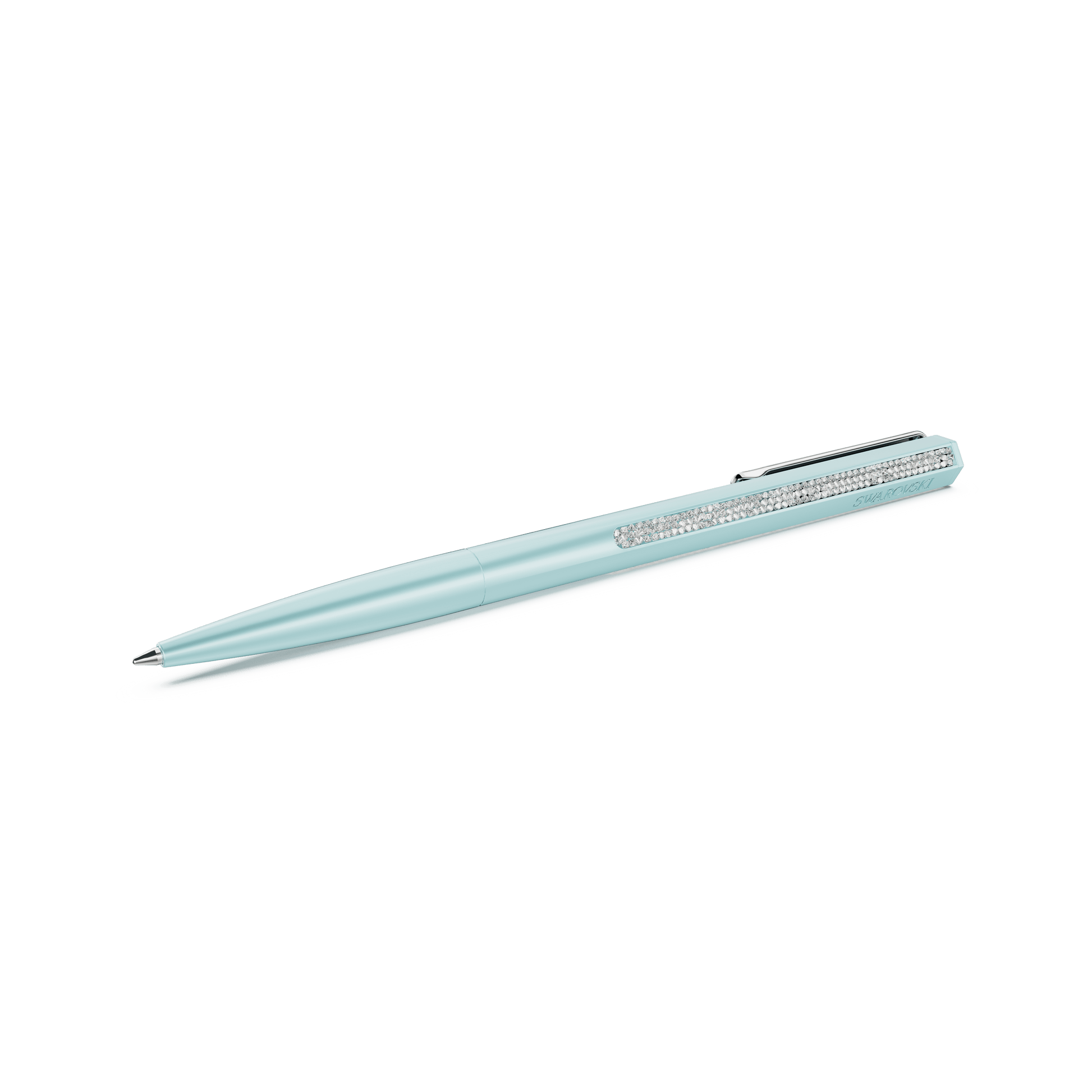Shimmer ballpoint pen, Blue lacquered, Chrome plated 5678190