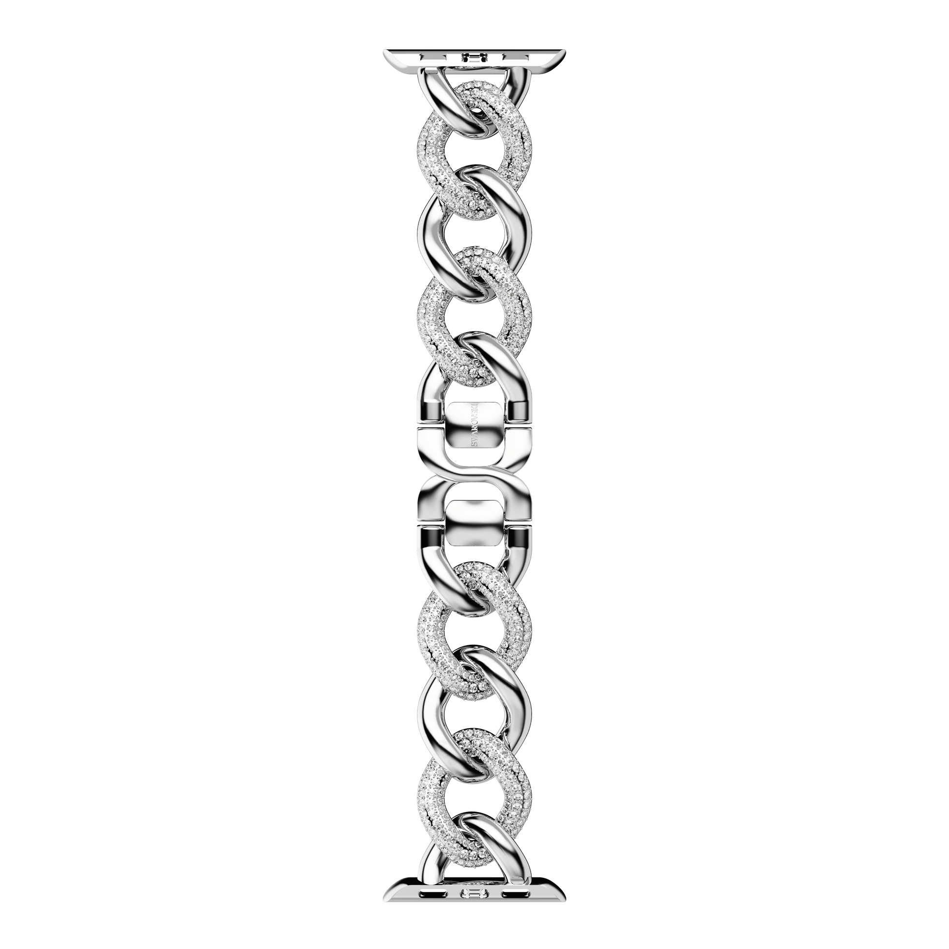 Chain strap, For Apple Watch® 40mm & 41mm, Silver tone, Stainless steel 5678671