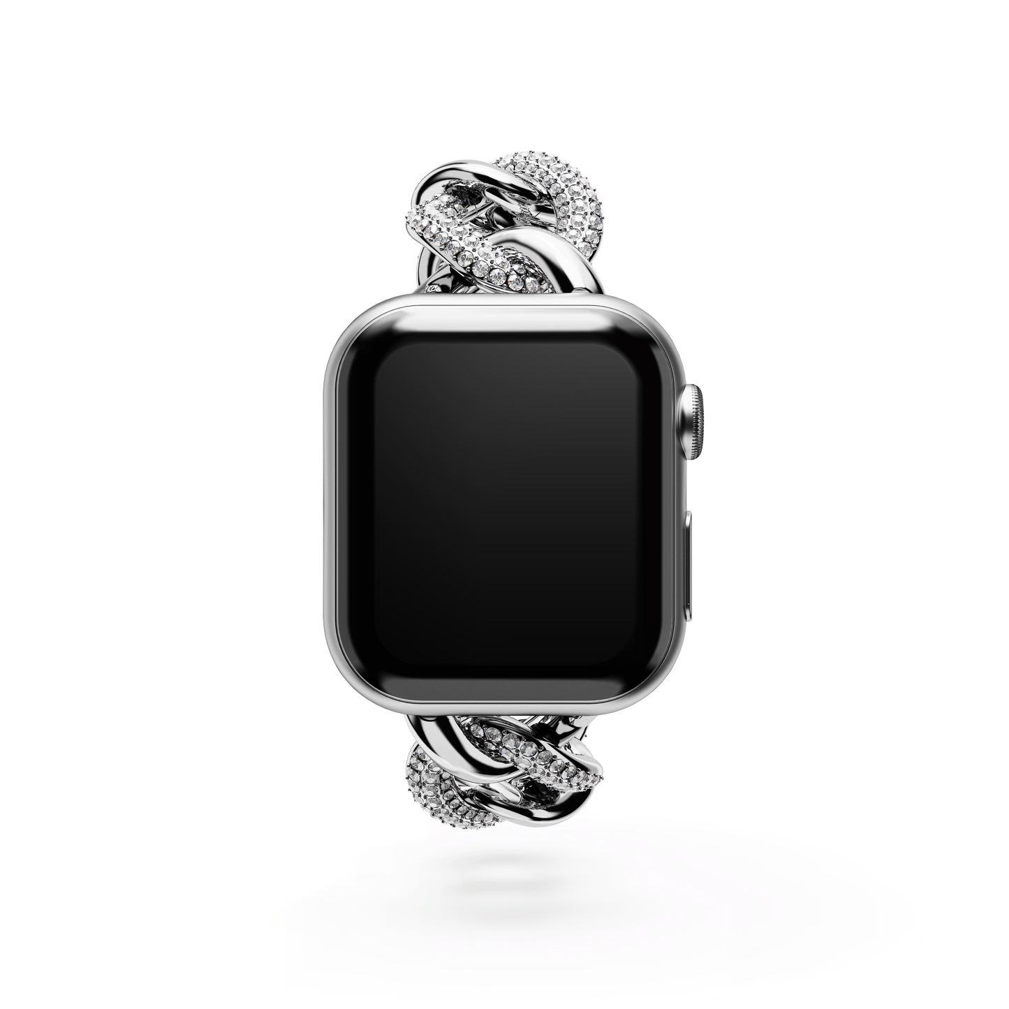 Chain strap, For Apple Watch® 40mm & 41mm, Silver tone, Stainless steel 5678671