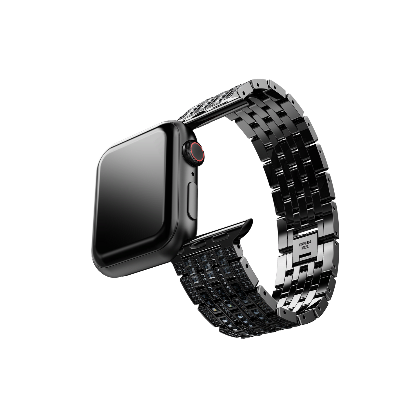 Princess strap, For Apple Watch® 40mm & 41mm, Black, Black finish 5678675
