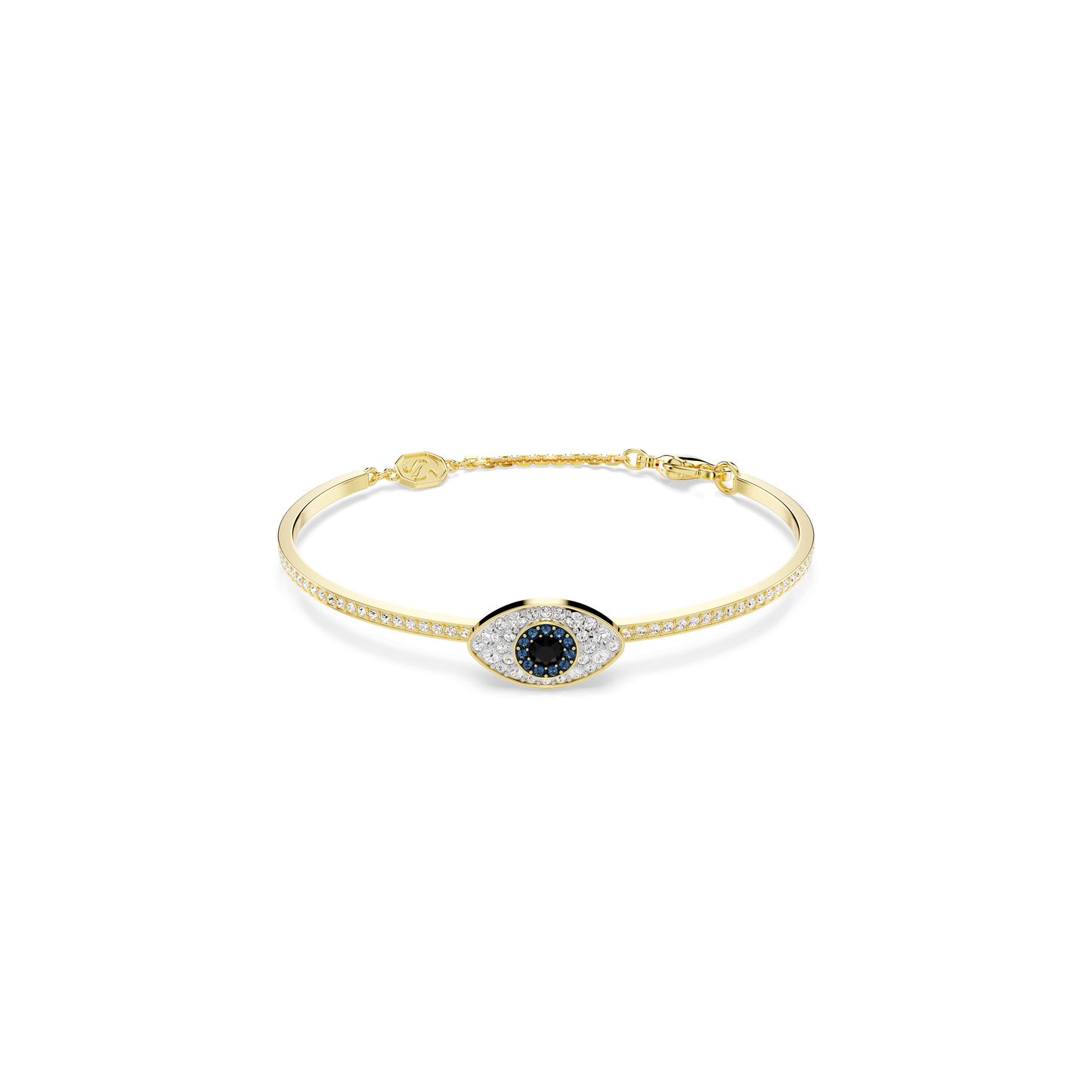 Symbolica bangle, Evil eye, Blue, Gold-tone plated 5692171