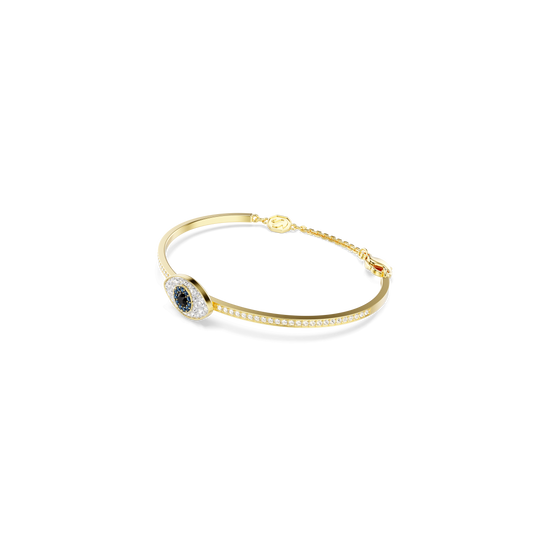 Symbolica bangle, Evil eye, Blue, Gold-tone plated 5692171