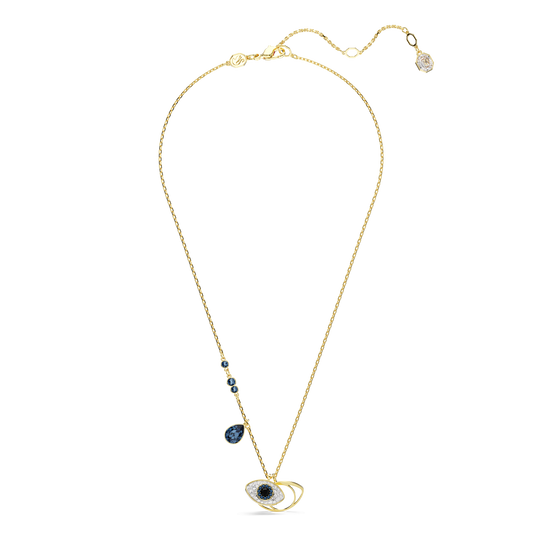 Symbolica pendant, Evil eye, Blue, Gold-tone plated 5692178