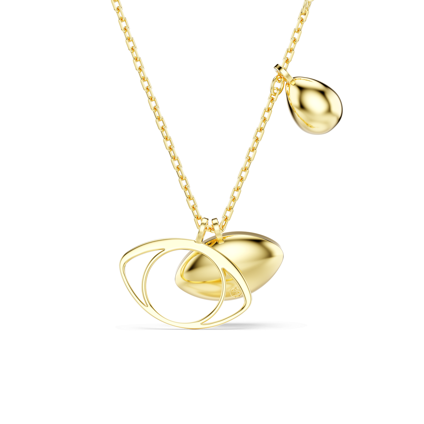 Symbolica pendant, Evil eye, Blue, Gold-tone plated 5692178