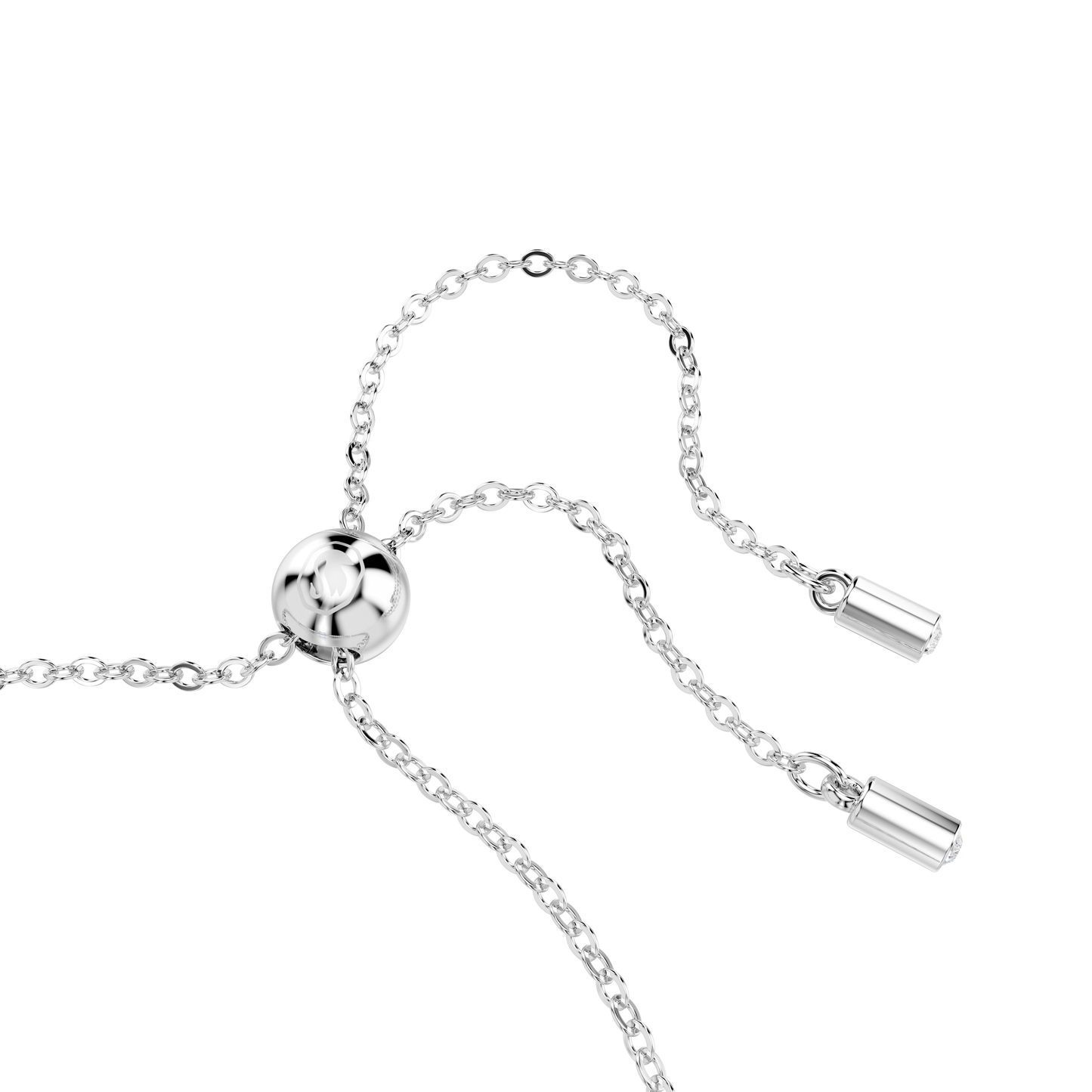 Matrix bracelet, Mixed cuts, Blue, Rhodium plated 5693412